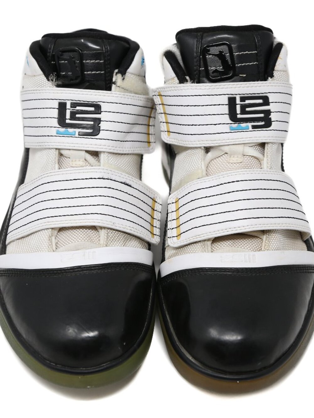 Nike Zoom LeBron Soldier III Black White 354815-013 Mens Size 11 Basketball Shoe